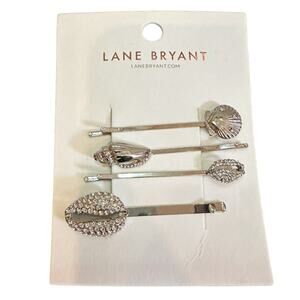 Lane Bryant Seashell Bobby Pin 4 Pack Hair Clips Pins Accessory NWT Beach Sea